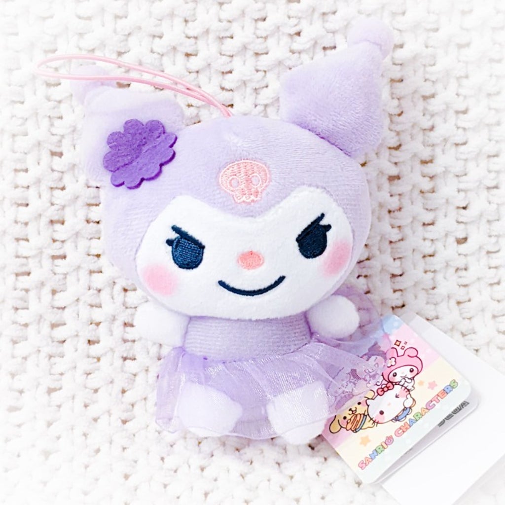 kuromi plush purple dress Sanrio Kuromi Plush Toy Purple Dress Cute Kawaii Anime Stuffed Doll | Soft Plushie Gift for Girlfriend Birthday