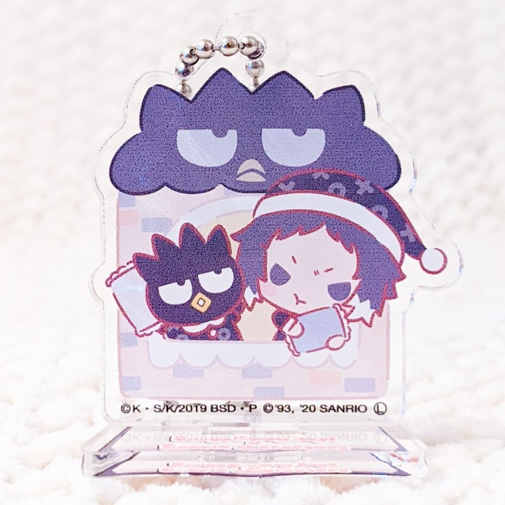 Akutagawa Ryuunosuke x Badtz Maru Bungo Stray Dogs Sanrio Acrylic Stand Keychain