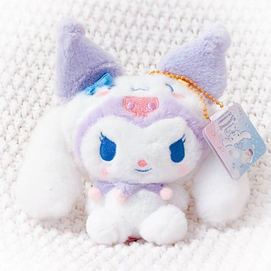 Kuromi - Cinnamoroll 20th Anniversary Stuffed Plush Keychain Sanrio