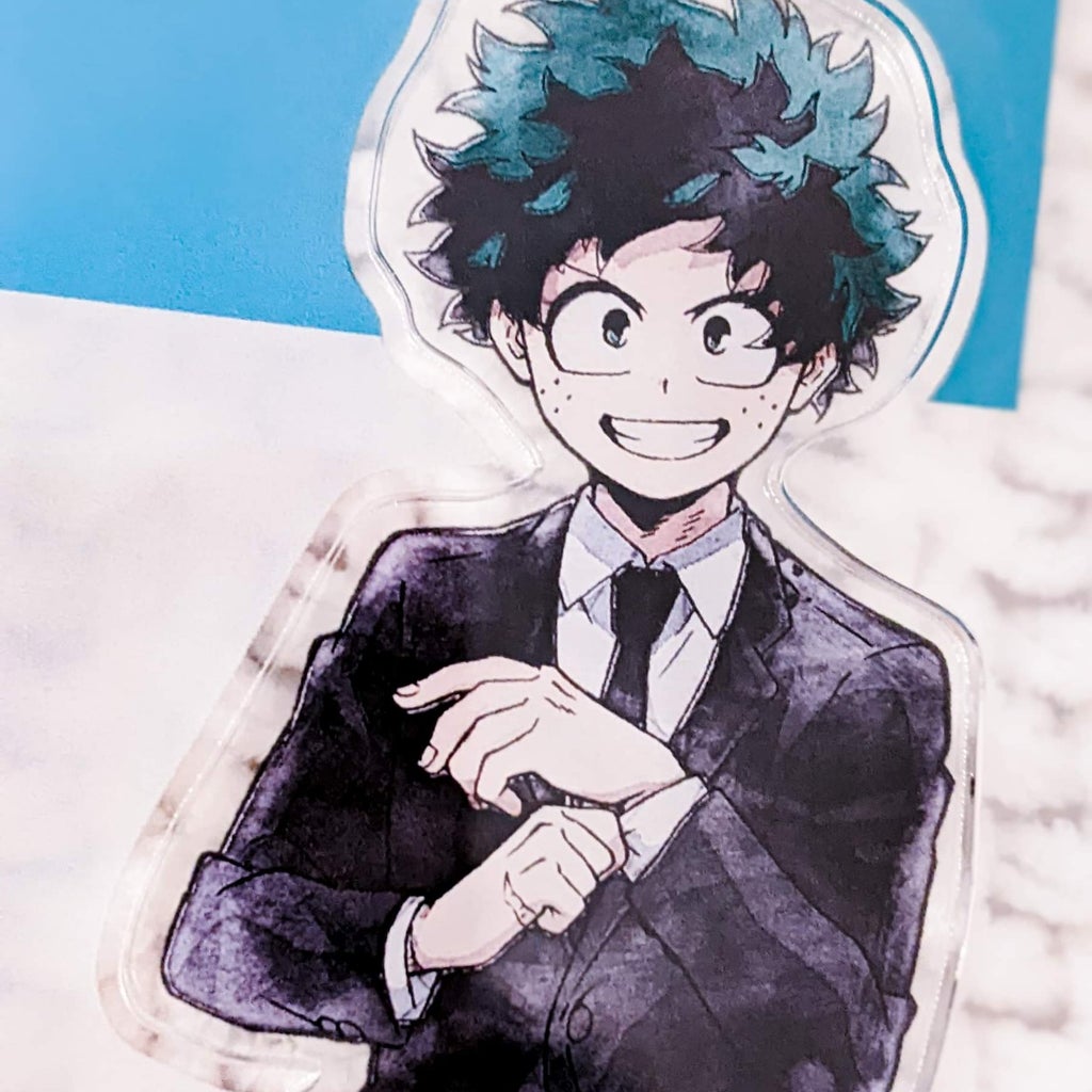 Izuku Midoriya Deku Suit My Hero Academia Anime Acrylic Figure Stand