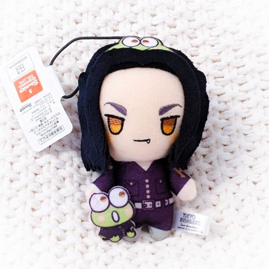 Keisuke Baji x Keroppi - Tokyo Revengers Sanrio Anime Chibi Plush Strap
