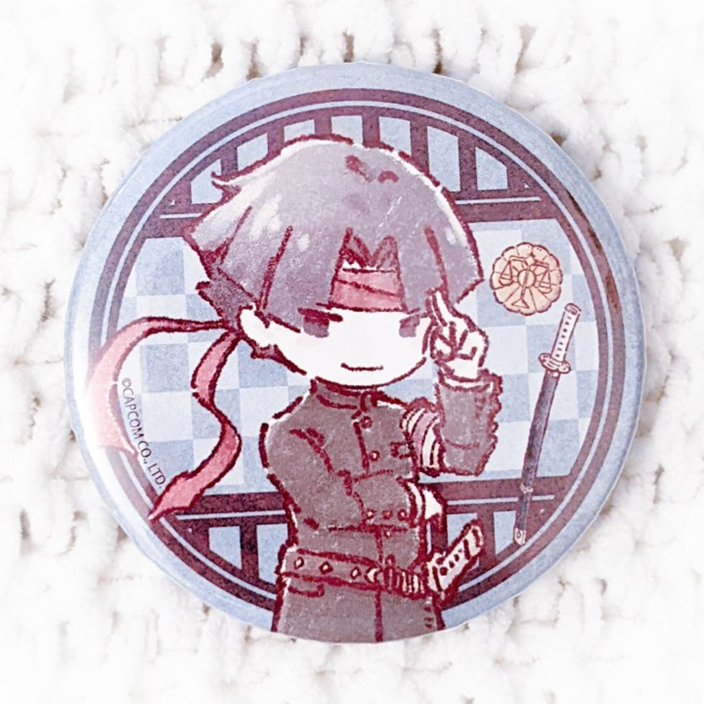 Kazuma Asogi - The Great Ace Attorney Chronicles Pin Badge Button