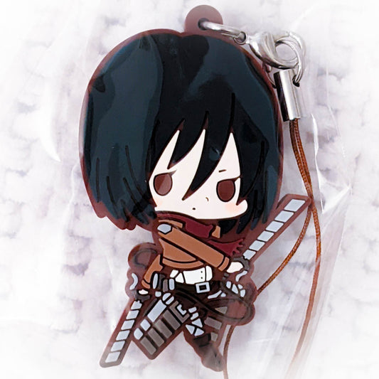 Mikasa Ackerman - Attack on Titan Anime Keychain Rubber Strap