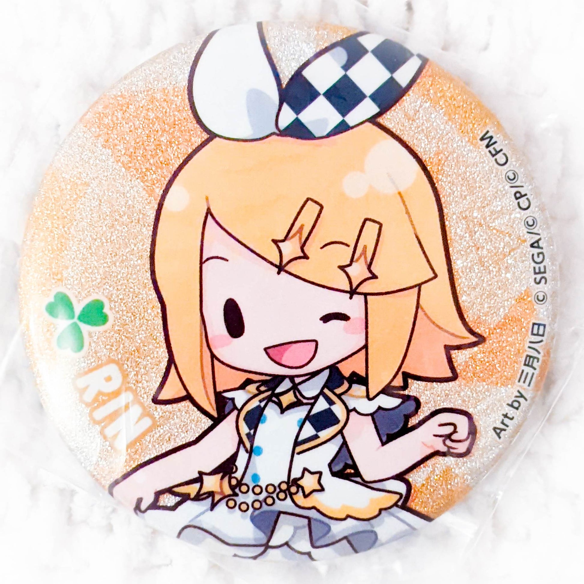Badge Pins Len Kagamine (cat and fish illustration) Vocaloid Sakura Miku x  Good Smile ×animatecafe Trading metal badge, Goods / Accessories