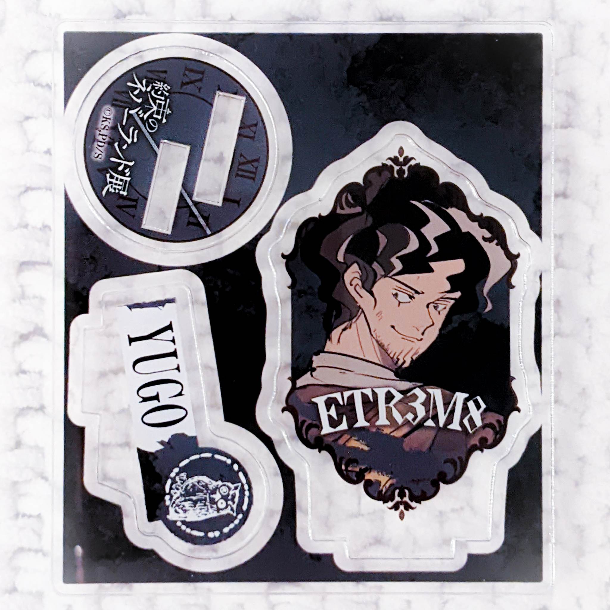 Yugo The Promised Neverland Exhibition Manga Mini Acrylic Stand
