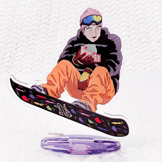 Katsuya Serizawa - Mob Psycho 100 Honpo Cafe Snowboarding Acrylic Stand