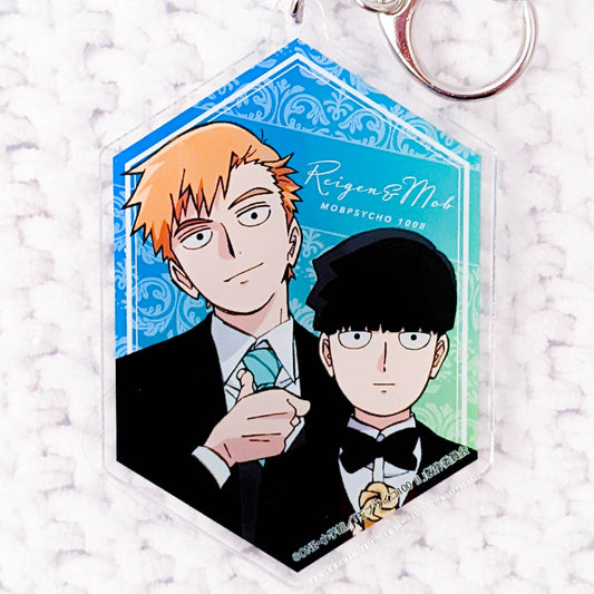 Reigen Arataka & Shigeo Kageyama - Mob Psycho 100 Anime Suit ver. Acrylic Keychain