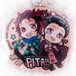 Tanjiro & Nezuko Kamado - Kimetsu no Yaiba Demon Slayer Anime Pita Acrylic Keychain