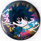 Megumi Fushiguro - Jujutsu Kaisen Graffiti x Battle Anime Big Pin Badge Button