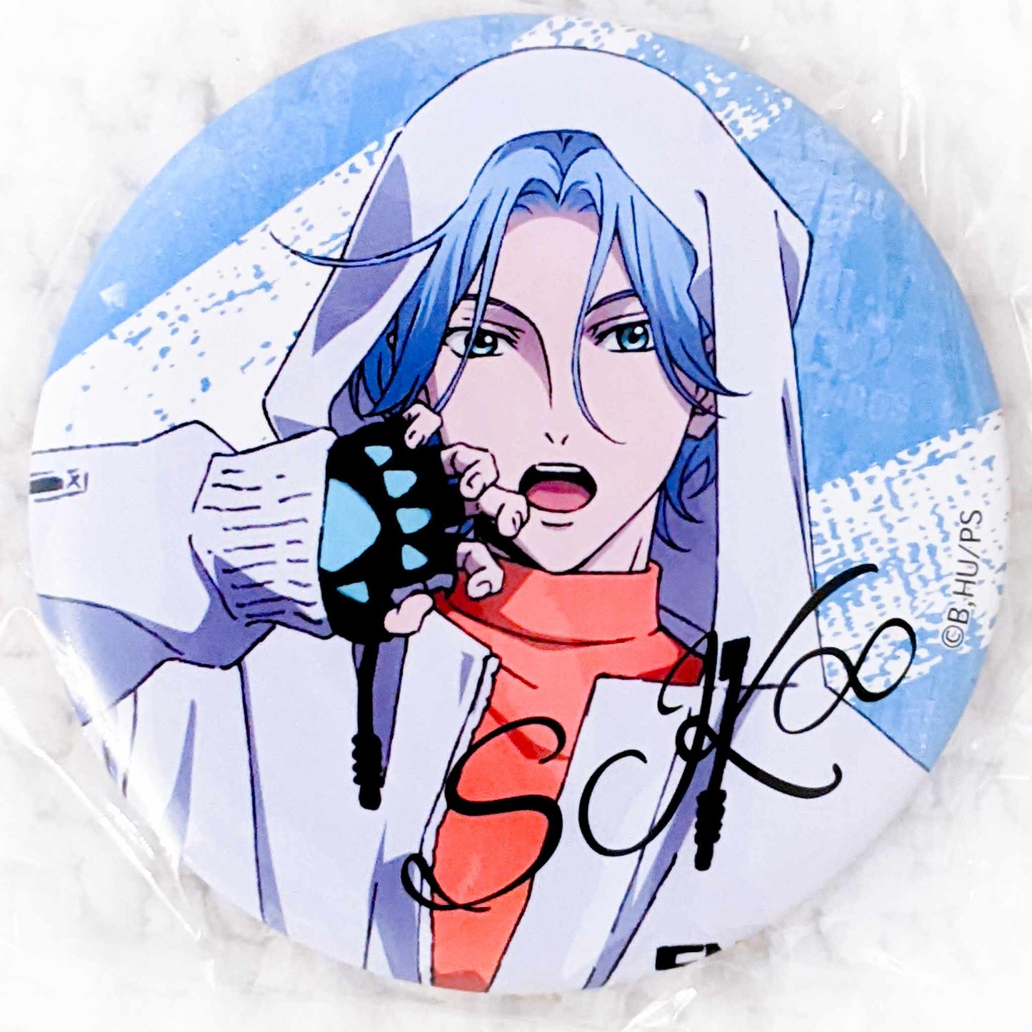 Langa Hasegawa (Snow) - SK8 The Infinity Anime Street Art Big Pin Badge Button