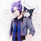 Reo Mikage & Kuromi - BLUELOCK x Sanrio Blue Lock Anime Acrylic Stand