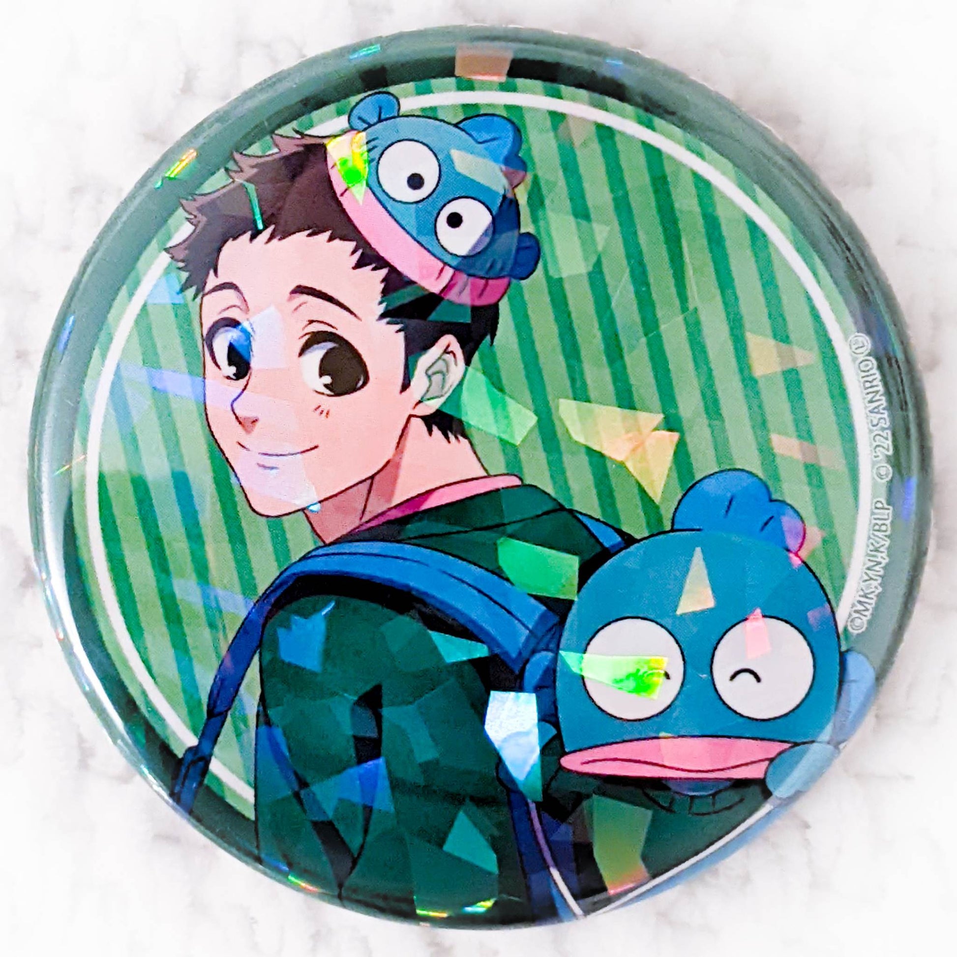 Aoshi Tokimitsu & Hangyodon - BLUELOCK x Sanrio Blue Lock Anime Hologr –  Miokii Shop