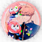 Rensuke Kunigami & We Are Dinosaurs - BLUELOCK x Sanrio Blue Lock Anime Hologram Pin Badge Button