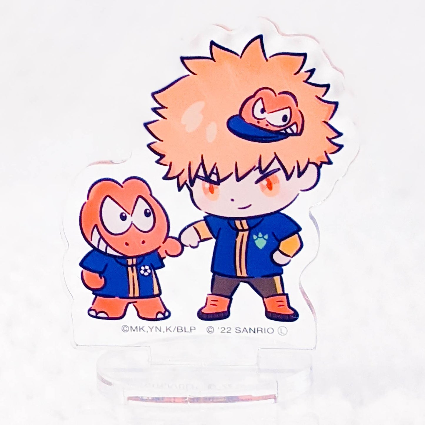 Aoshi Tokimitsu & Hangyodon - BLUELOCK x Sanrio Blue Lock Anime Acrylic  Stand