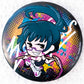 Maki Zenin - Jujutsu Kaisen Graffiti x Battle Anime Big Pin Badge Button