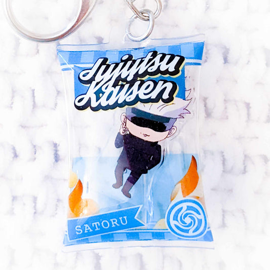 Satoru Gojo - Jujutsu Kaisen Anime Air Fuwa Potato Chip Keychain