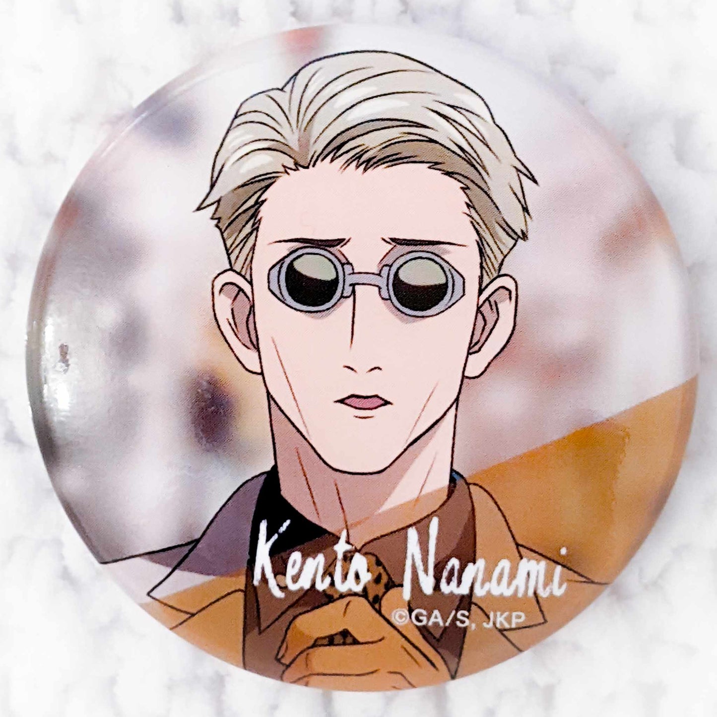 Kento Nanami - Jujutsu Kaisen Anime Winter Pin Badge Button