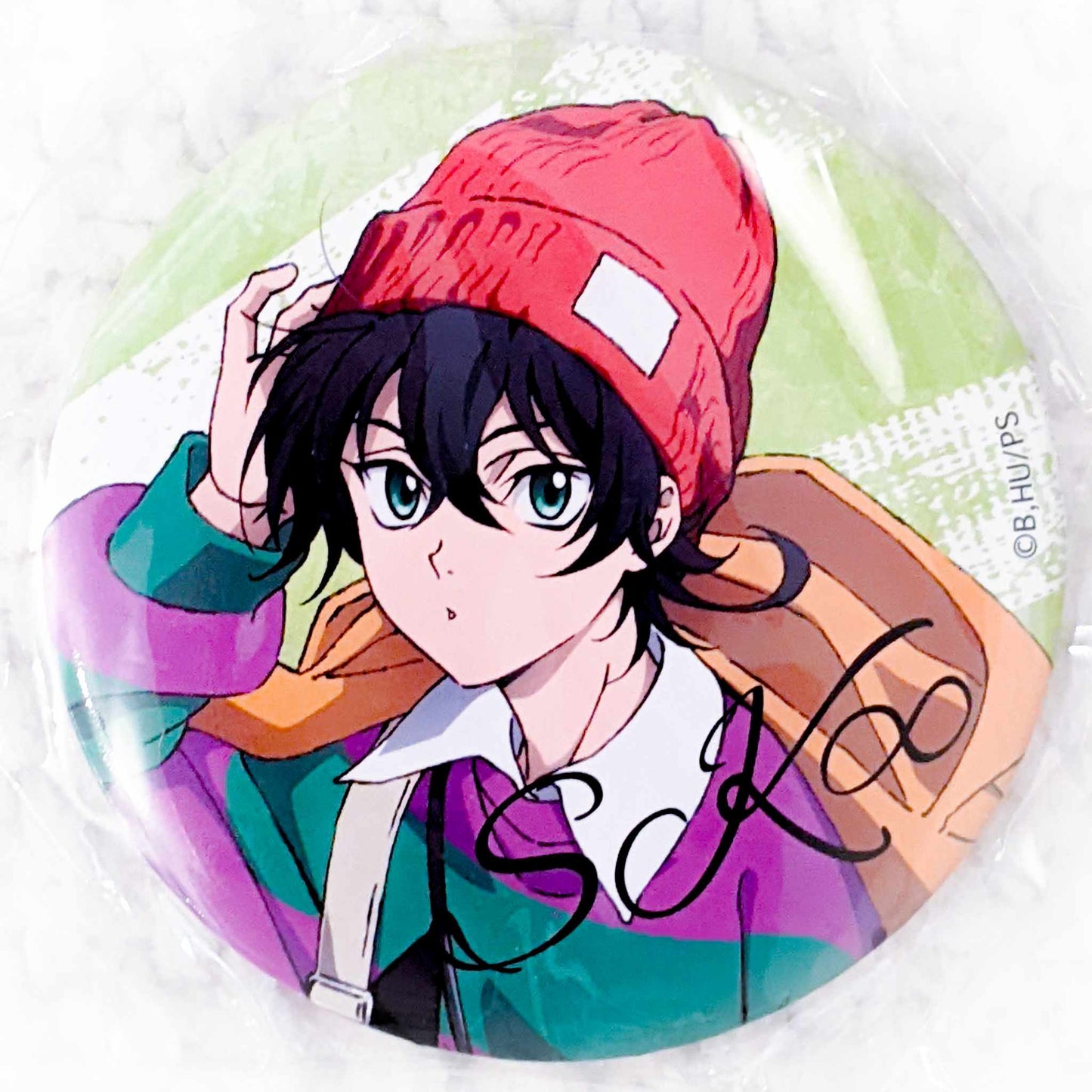 Miya Chinen - SK8 The Infinity Anime Street Art Big Pin Badge Button