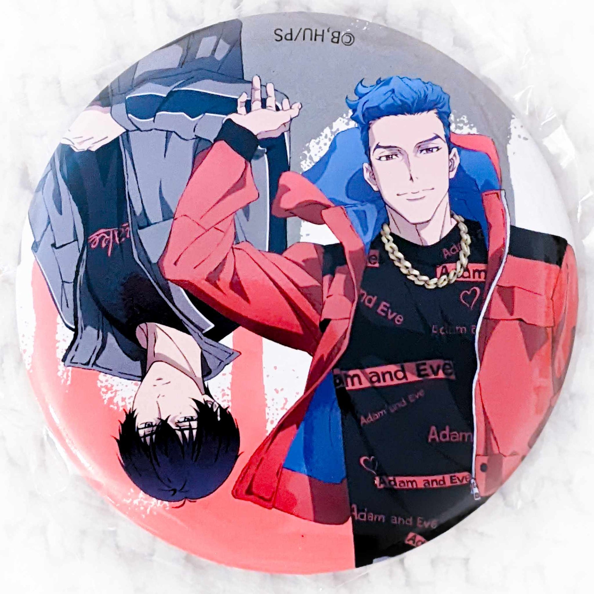 Adam & Tadashi - SK8 The Infinity Anime Street Art Big Pin Badge