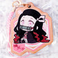 Nezuko Kamado - Kimetsu no Yaiba Demon Wooden Charm Strap