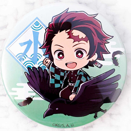 Tanjiro Kamado - Demon Slayer Kimetsu no Yaiba Crow Pin Badge Button