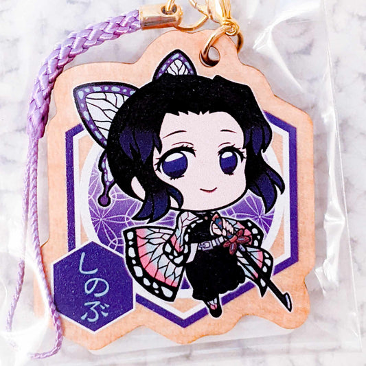 Shinobu Kocho - Kimetsu no Yaiba Demon Wooden Charm Strap