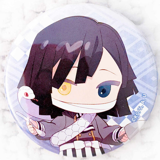 Obanai Iguro - Demon Slayer Kimetsu no Yaiba x Sweets Paradise Cafe Pin Badge Button