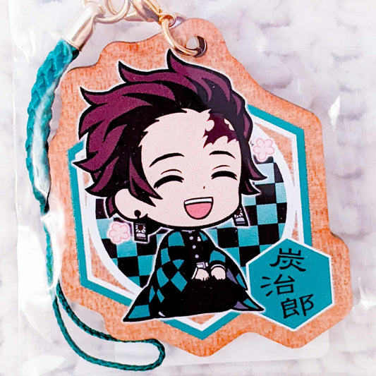 Tanjiro Kamado - Kimetsu no Yaiba Demon Wooden Charm Strap