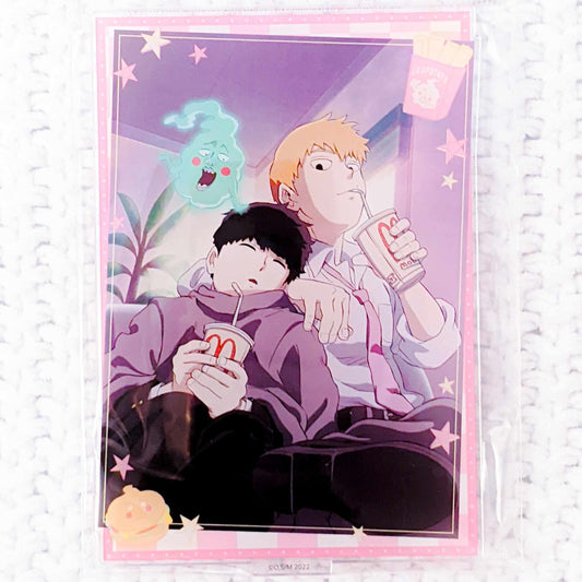 Shigeo Kageyama Reigen Arataka & Ekubo - Mob Psycho 100 MobDonalds Acrylic Stand