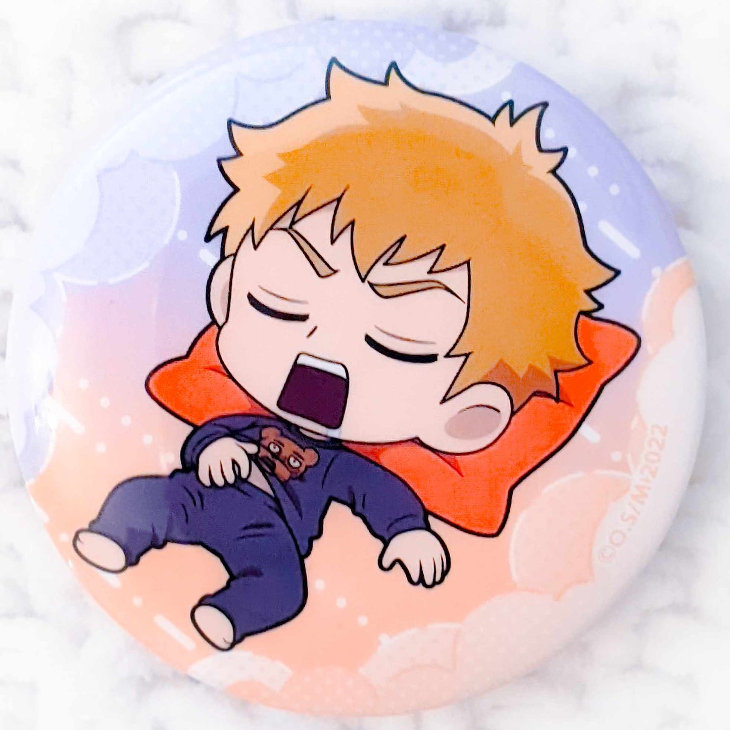 Reigen Arataka - Mob Psycho 100 Anime Suyarin Chibi Pin Badge Button