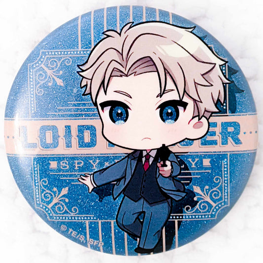 Loid Forger - SPY x FAMILY Anime Glitter Pin Badge Button