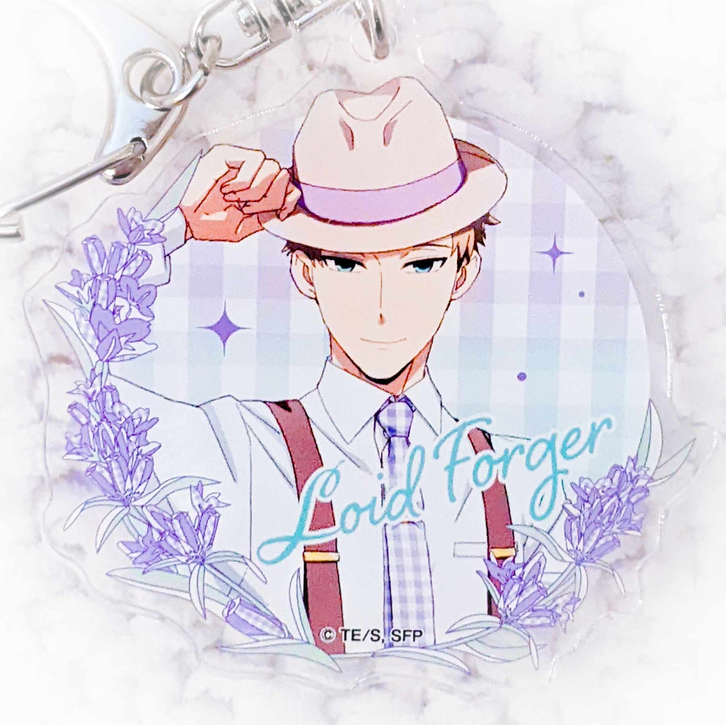 Loid Forger - SPY x FAMILY Anime Lavender Acrylic Keychain