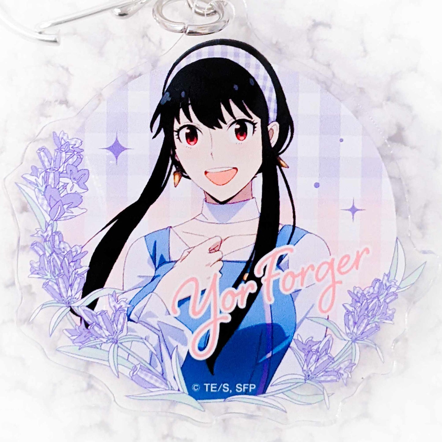 Yor Forger - SPY x FAMILY Anime Lavender Acrylic Keychain