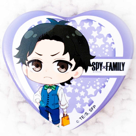 Damian Desmond - SPY x FAMILY Anime Heart Shaped Pin Badge Button