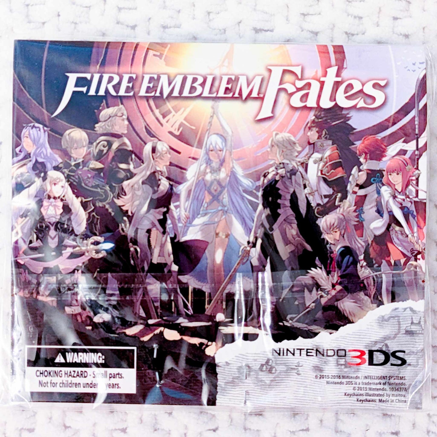 Aqua Ryoma & Xander - Fire Emblem Fates Birthright Conquest Nintendo Anime Rubber Keychain Set