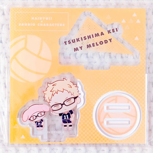 Kei Tsukishima & My Melody - Haikyuu x Sanrio Anime Collaboration Acrylic Stand