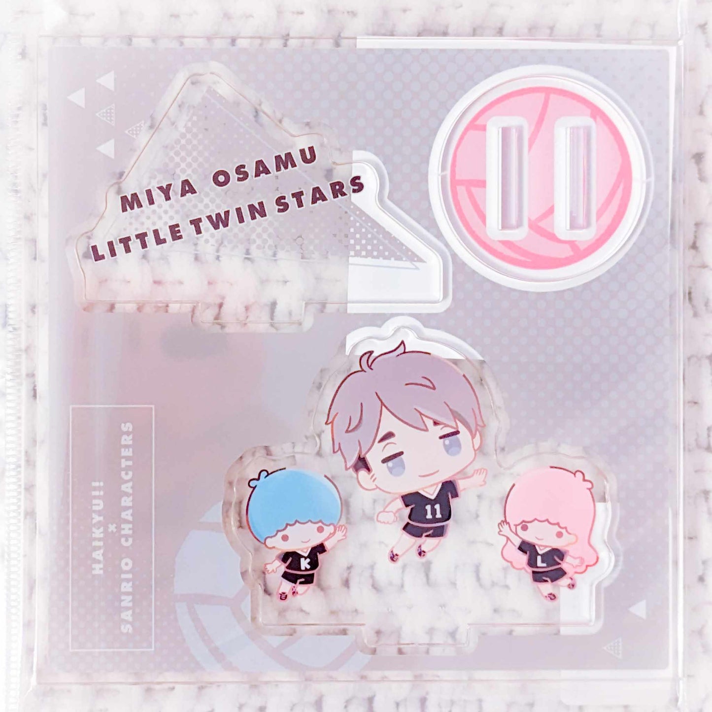 Osamu Miya & Twin Little Stars - Haikyuu x Sanrio Anime Collaboration Acrylic Stand