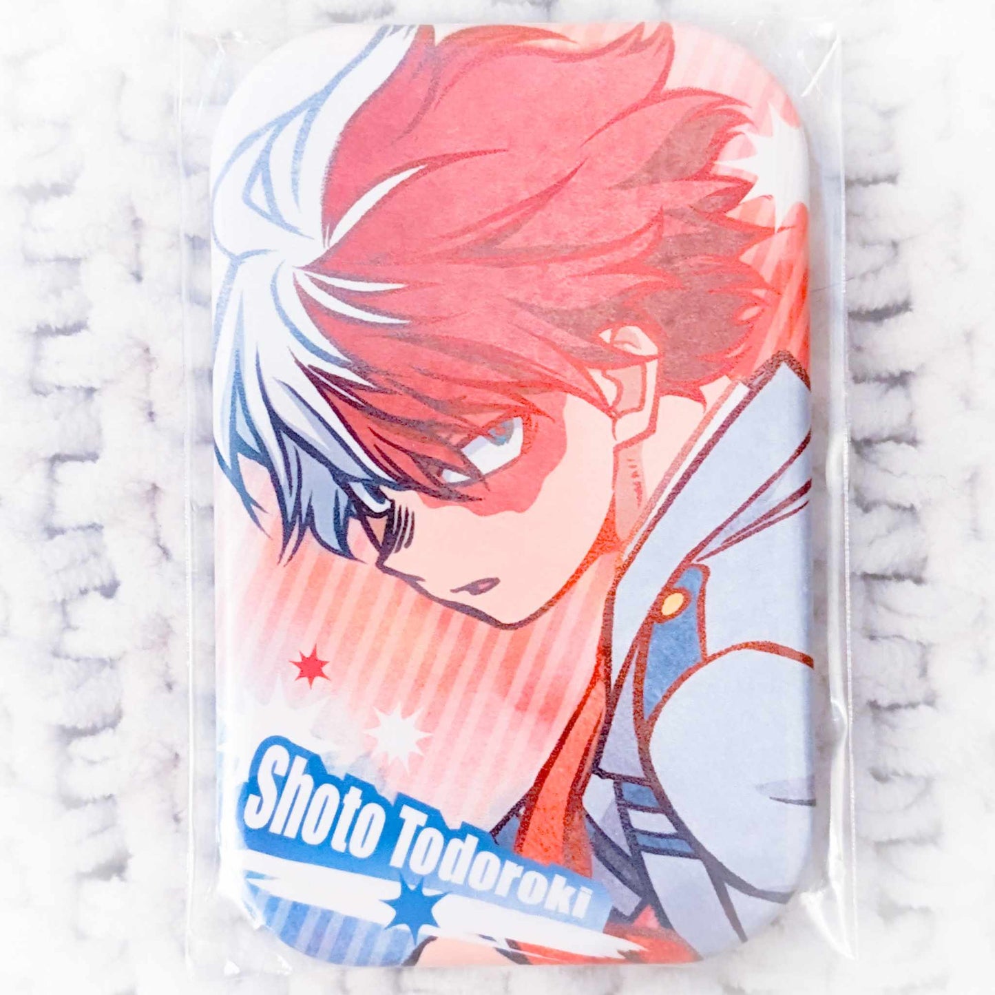 Shoto Todoroki - My Hero Academia Anime Marukaku Pin Badge Button