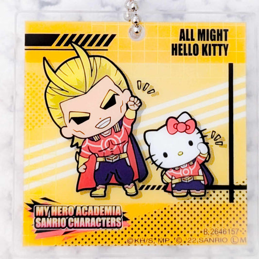 All Might & Hello Kitty - My Hero Academia x Sanrio Anime Acrylic Keychain