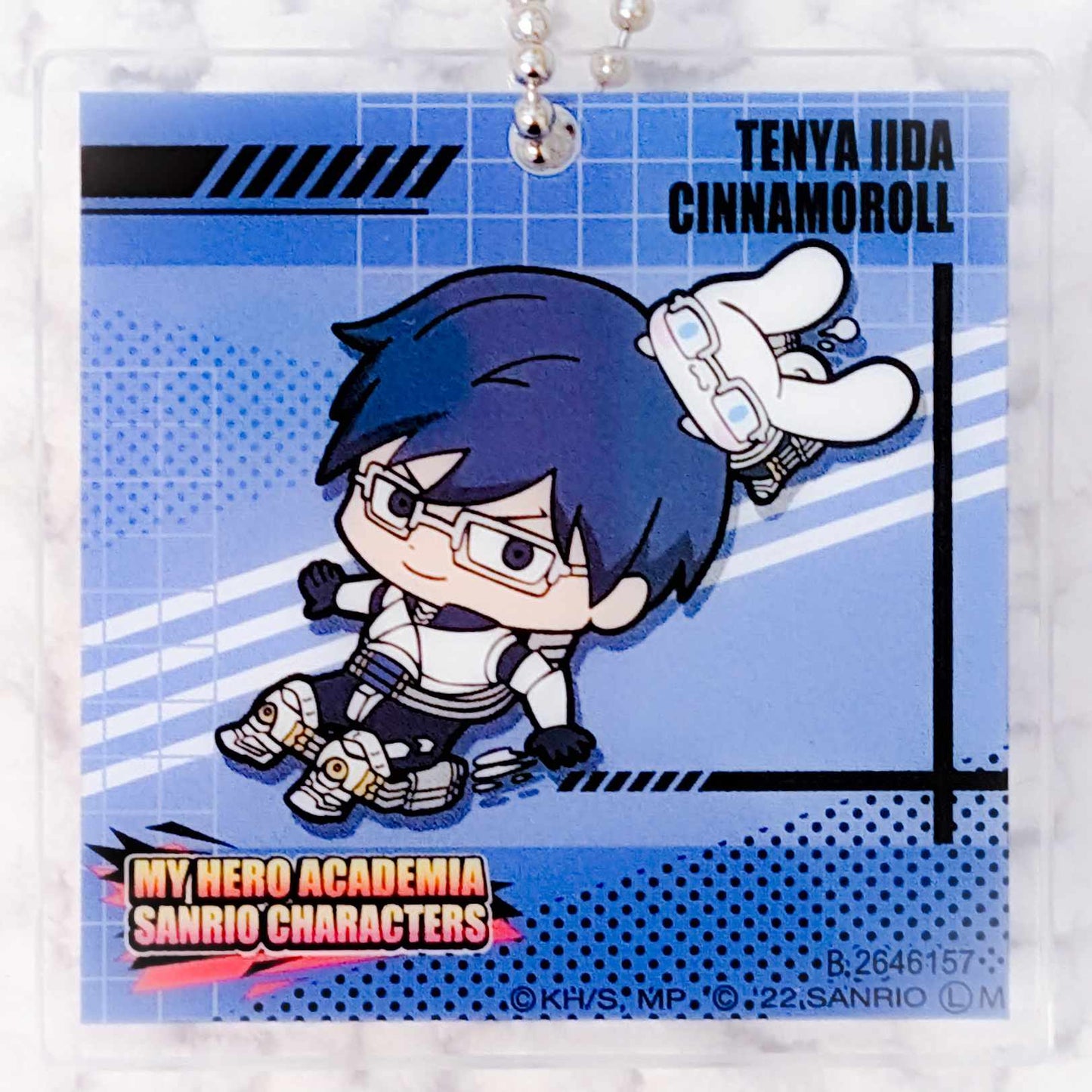 Tenya Iida & Cinnamoroll - My Hero Academia x Sanrio Anime Acrylic Keychain