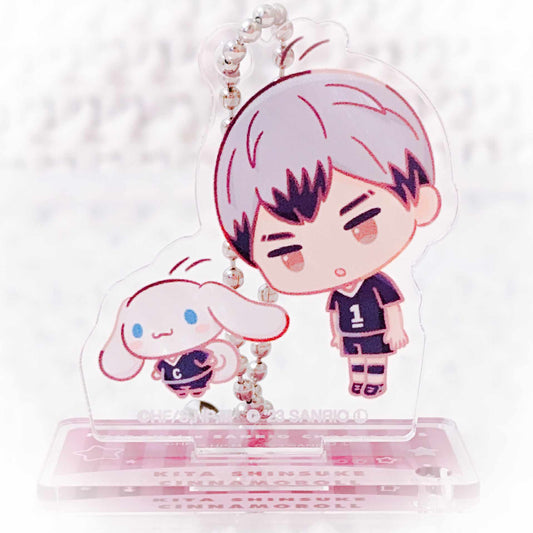 Shinsuke Kita & Cinnamoroll - Haikyuu x Sanrio Anime Collaboration Acrylic Keychain Stand