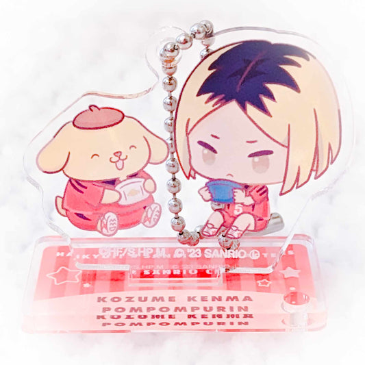 Kenma Kozume & Pompompurin - Haikyuu x Sanrio Anime Collaboration Acrylic Keychain Stand