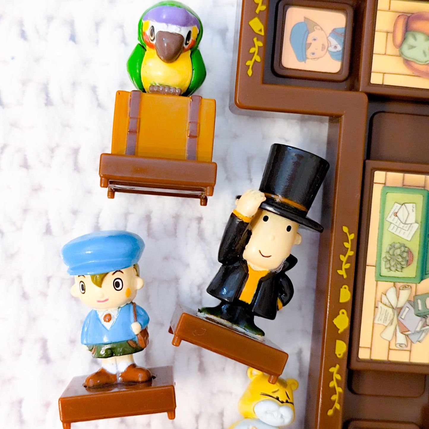 Professor Layton - Tea Time Slide Puzzle Board Game Bandai 2008