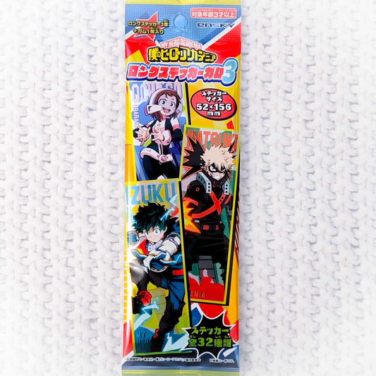 My Hero Academia Anime Mystery Long Sticker Pack Series 3