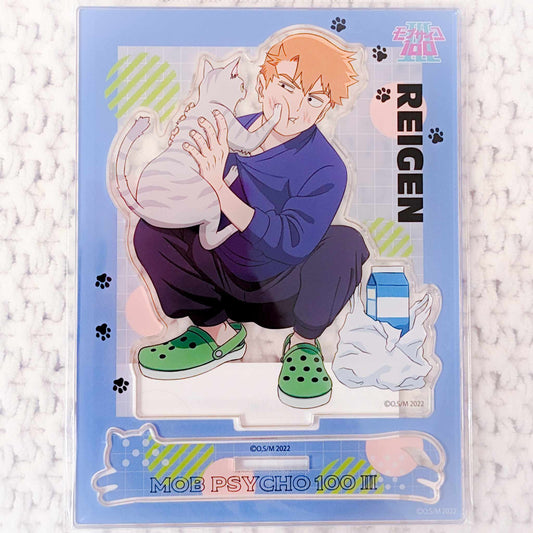 Reigen Arataka - Mob Psycho 100 Anime Friends With Cat Acrylic Stand