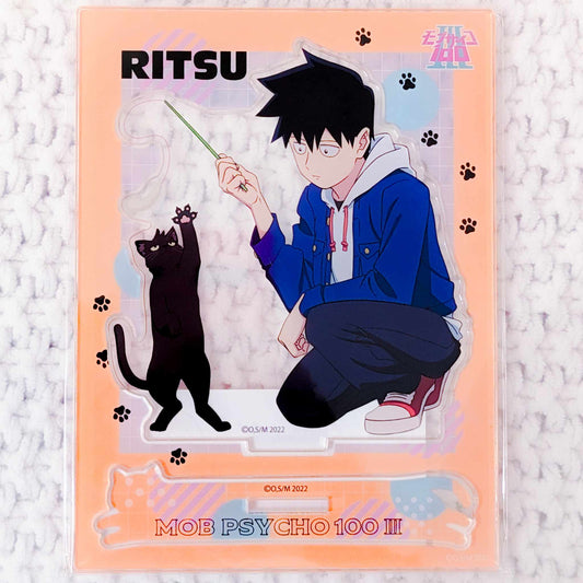 Ritsu Kageyama - Mob Psycho 100 Anime Friends With Cat Acrylic Stand