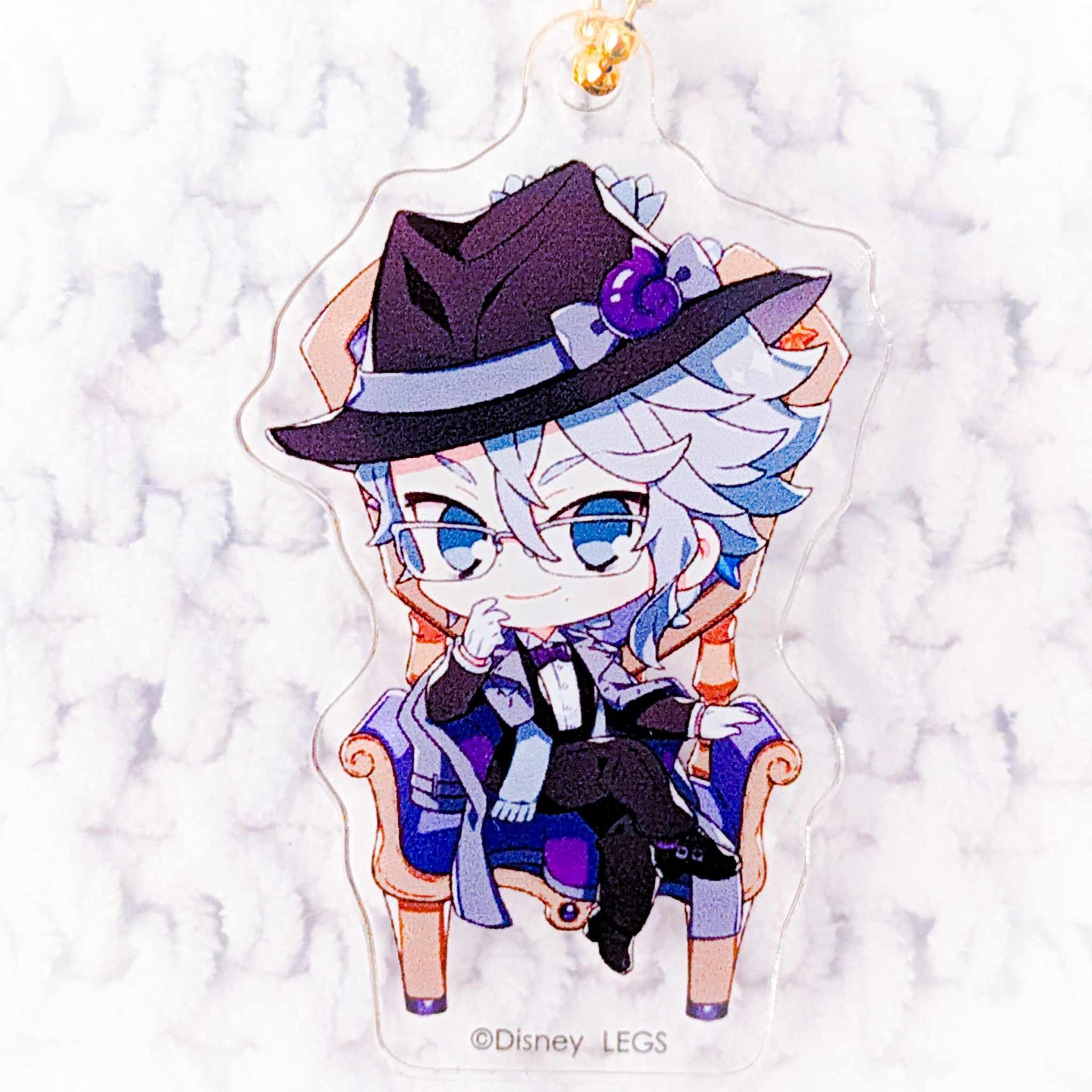 Azul Ashengrotto - Disney Twisted Wonderland x OH MY CAFE Chibi Acrylic Keychain