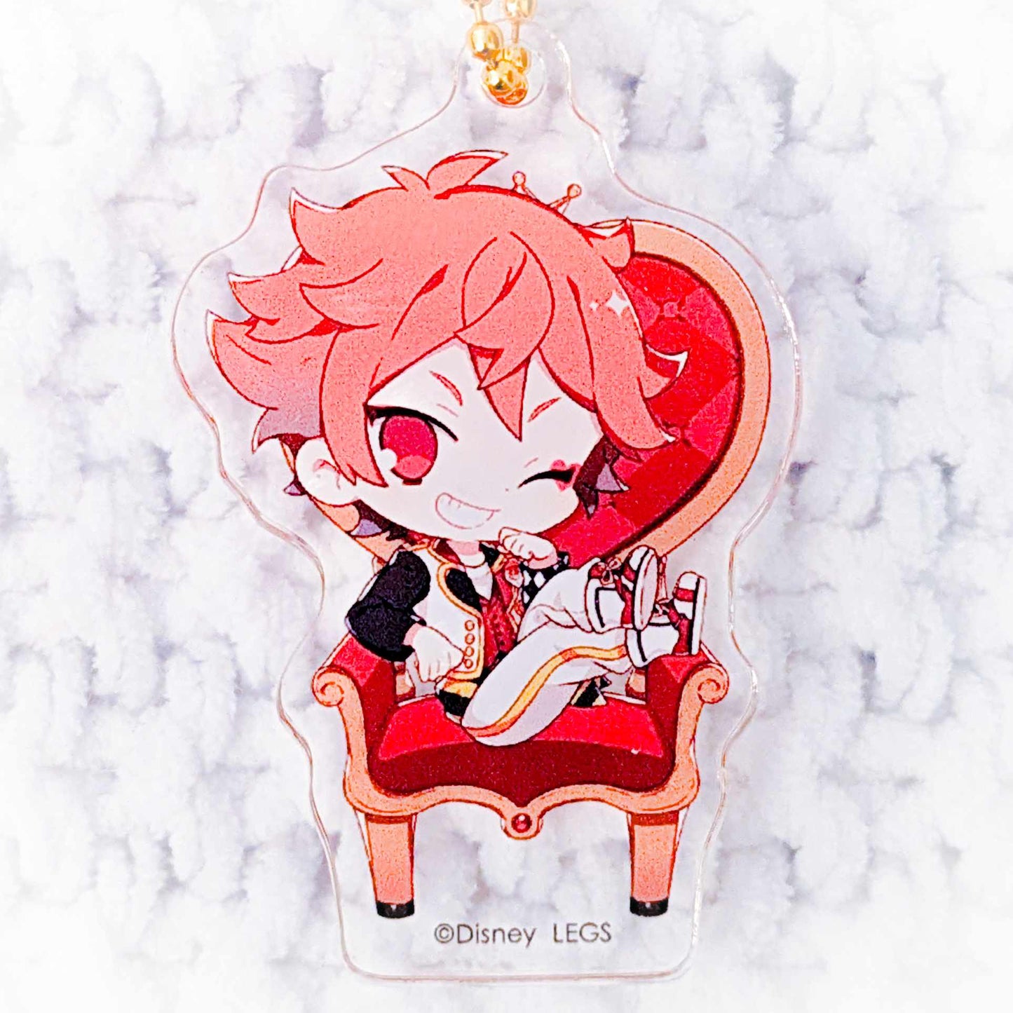 Ace Trappola - Disney Twisted Wonderland x OH MY CAFE Chibi Acrylic Keychain