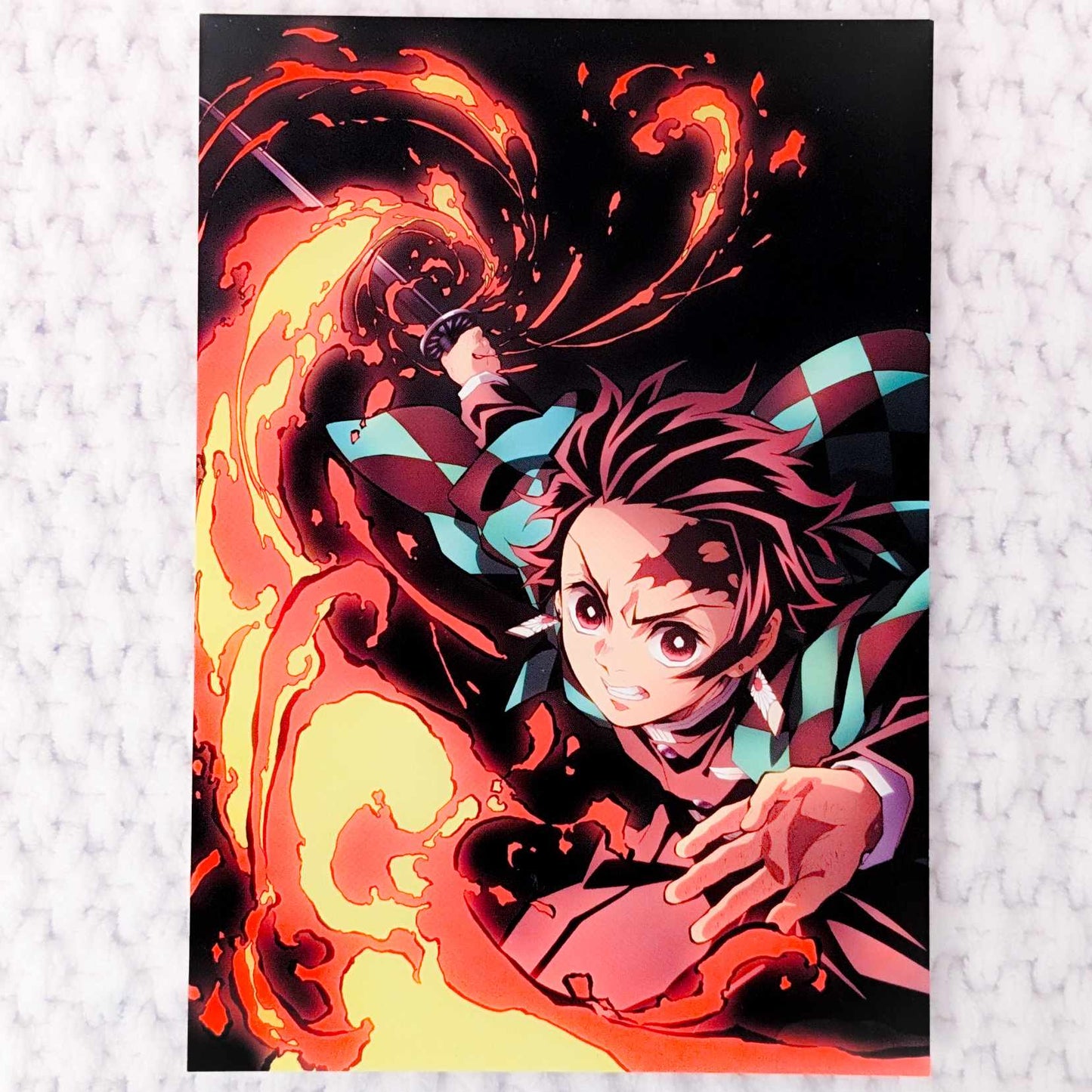 Tanjiro Kamado - Demon Slayer Kimetsu no Yaiba Anime Art Postcard