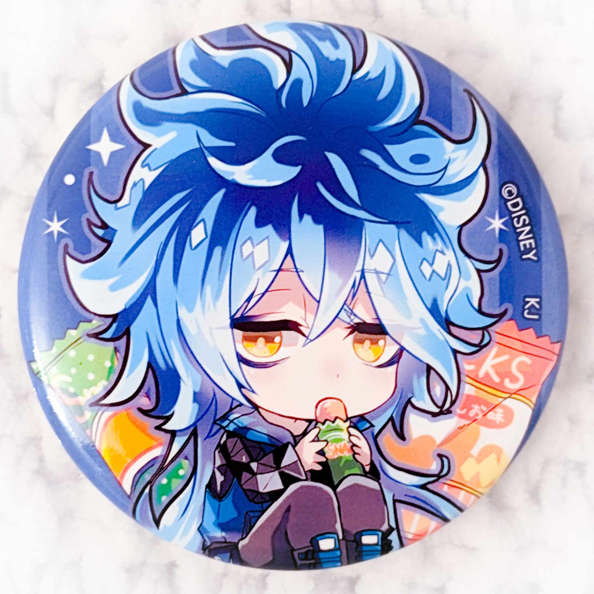 Idia Pin Idia Shroud - Disney Twisted Wonderland Chara Peco Food x Chibi Pin Ba ...